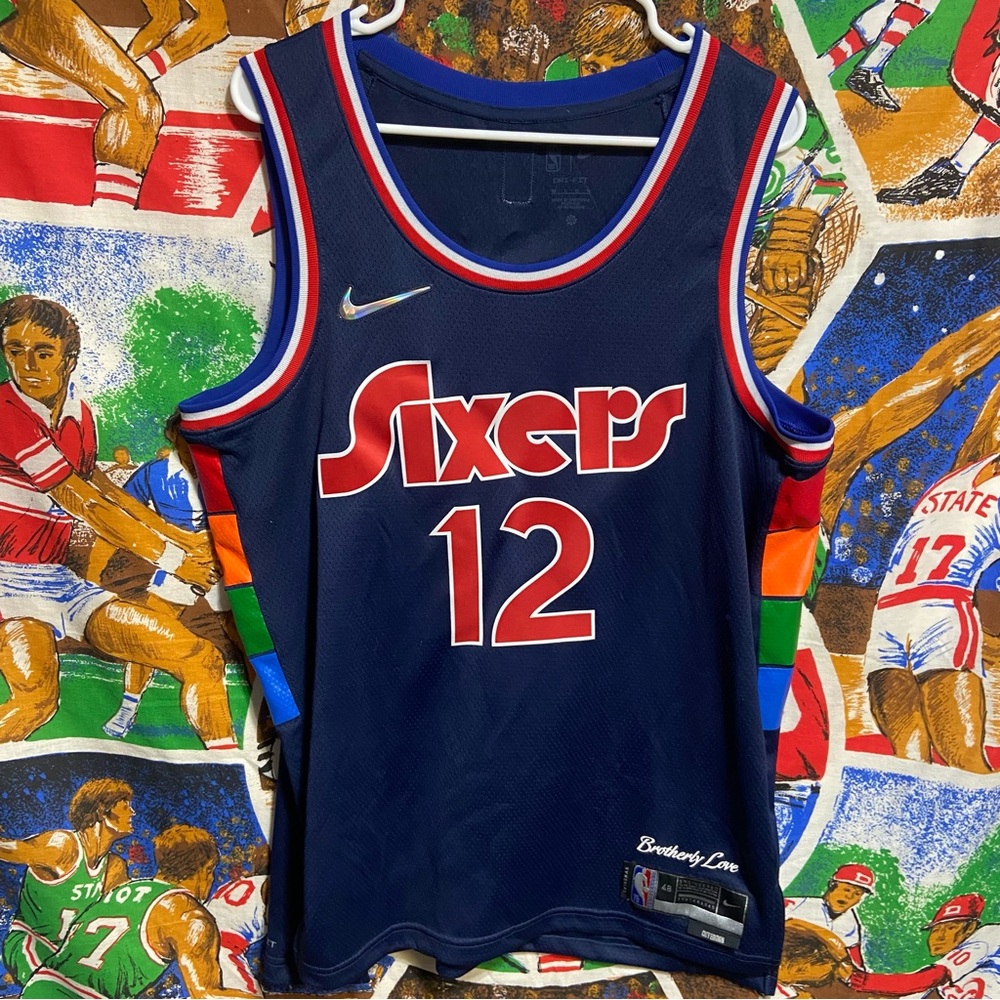 Nike Philadelphia Sixers Tobias Harris Basketball Jersey